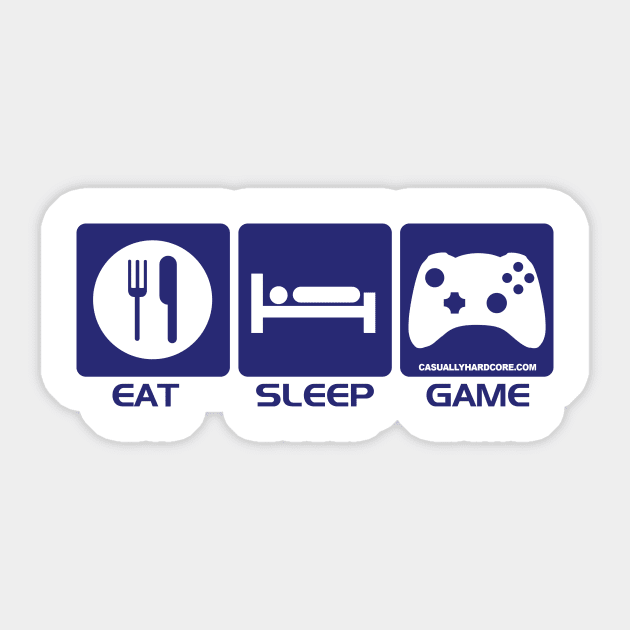Eat Sleep Game Sticker by Kyandii
